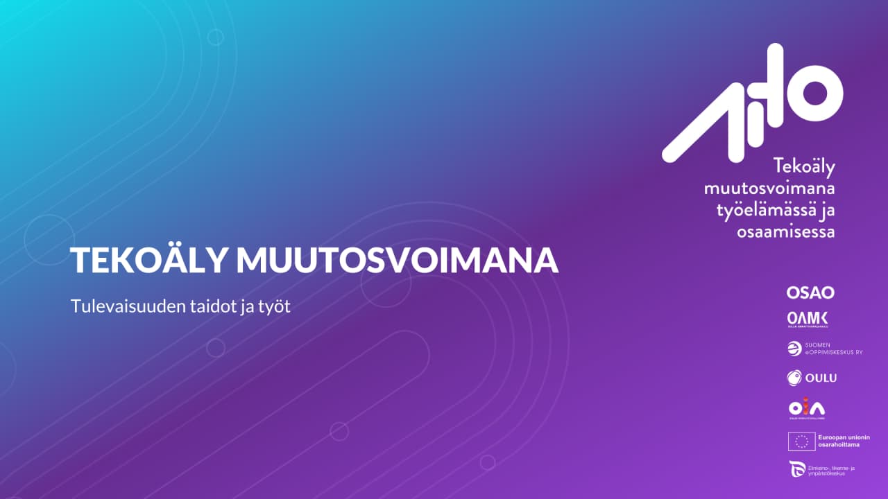 Tekoäly muutosvoimana – tulevaisuuden taidot ja työt