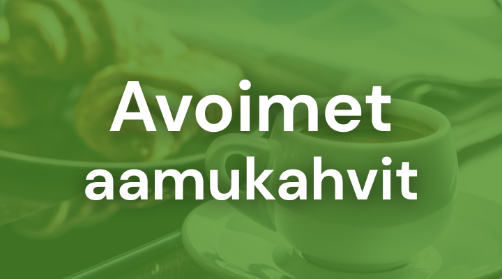 avoimet aamukahvit