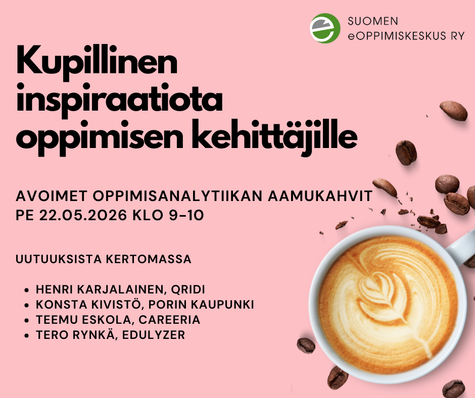 Avoimet aamukahvit: Oppimisanalytiikka